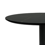 Bar Table Swivel Gas Lift Counter Dining Furniture Cafe Outdoor Black