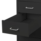 Levede 8 Drawer Office Cabinet Drawers Black