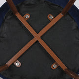 Cade Set of 2 Dining Chairs Seat Velvet French Provincial Kitchen Lounge - Navy