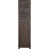6 Panel Partition Room Divider - Brown