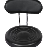 Salon Stool Swivel Bar Stools Chairs Barber Hydraulic Lift Hairdressing - Black