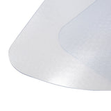 Esther 120x90 Home Office Chair Mat Room Computer Work Floor Protectors No Pins - Clear