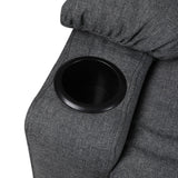 Medea Recliner Chair Electric Lift Chair Armchair Lounge Fabric USB Charge - Grey
